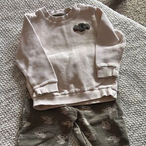 Cute Koala Sweater and Pants Set